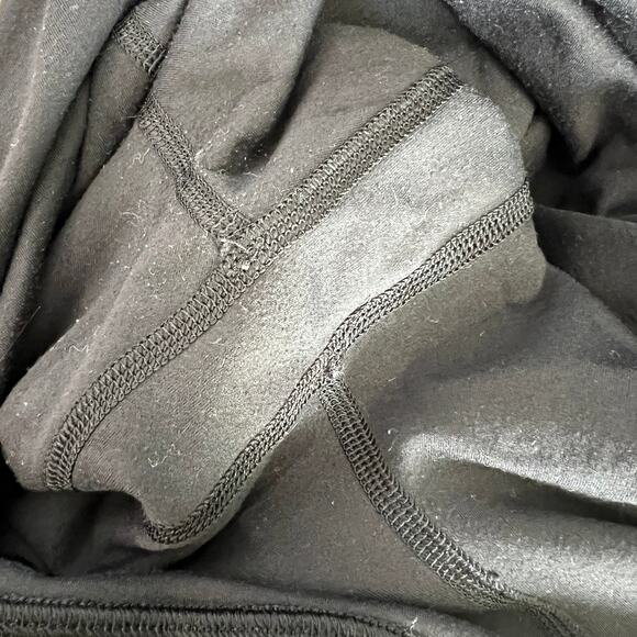 Lululemon Align Crop Leggings 21" Diverge Emboss Black Women's Size 8 Nulu Pants - Picture 7 of 11